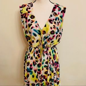 Xoxo Handkerchief Hem Above Knee Length Dress